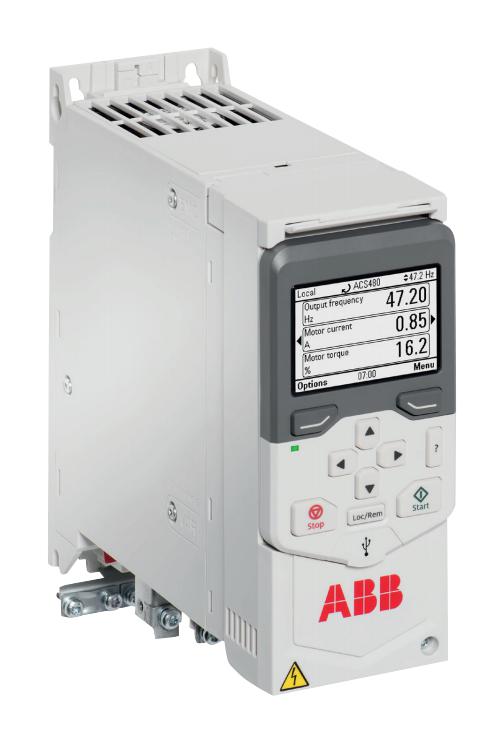 ACS480-04-046A-4 MOTOR DRIVE, 3-PH, 22KW, 380-480VAC ABB