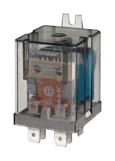 653180240300 POWER RELAY, SPST, 24VAC, 250VAC, PANEL FINDER