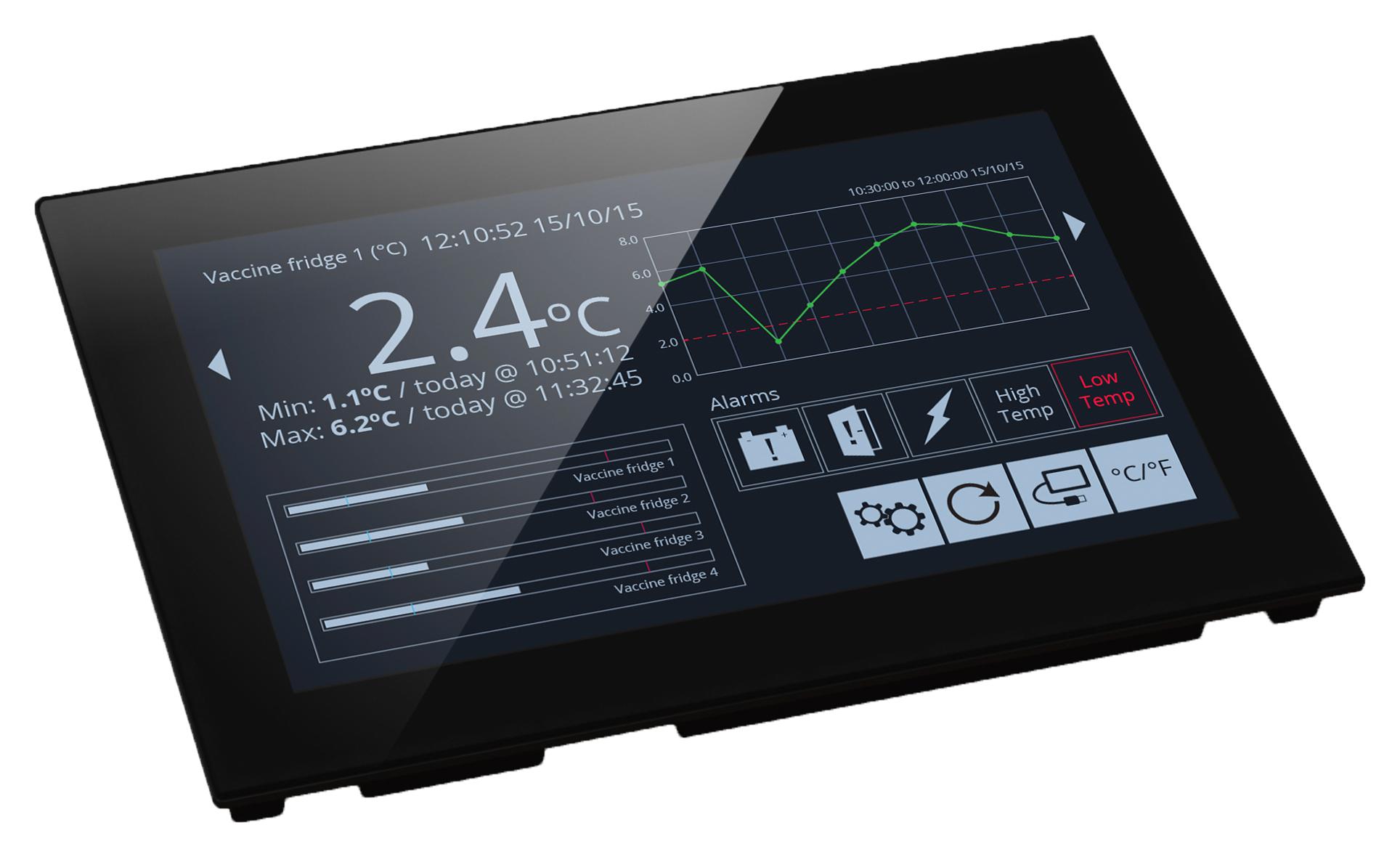SGD 70-A DISPLAY, CAPACITIVE, TFT LCD COLOUR, 7" LASCAR