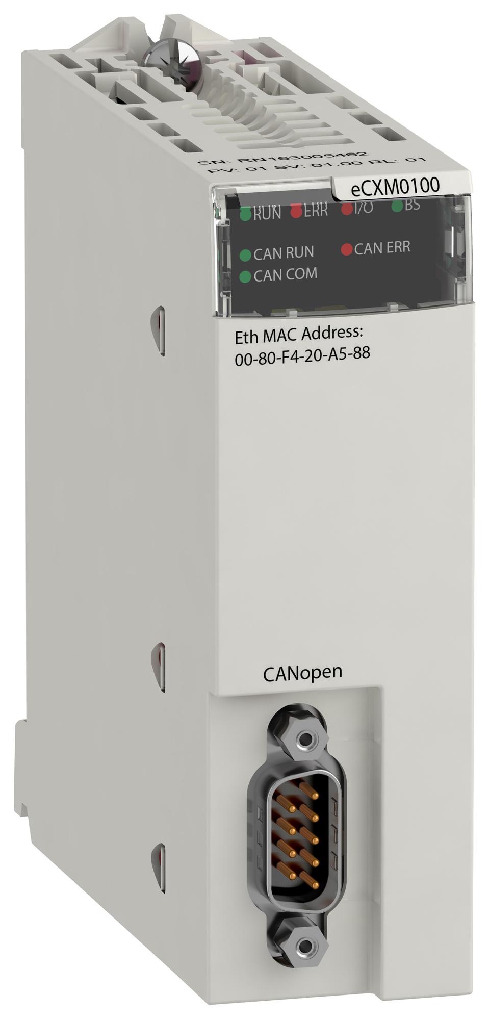 BMECXM0100H COMMUNICATION MODULE, 63 SLAVE, DB9 CONN SCHNEIDER ELECTRIC