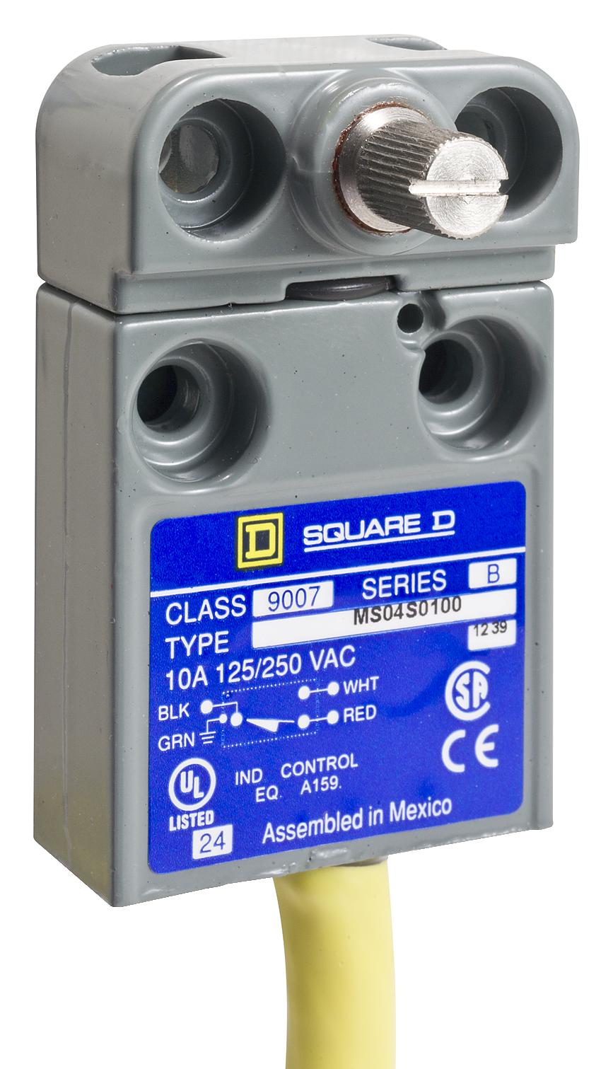 9007MS04S0200 LIMIT SWITCH, SPDT, 6A, 120VAC SCHNEIDER ELECTRIC