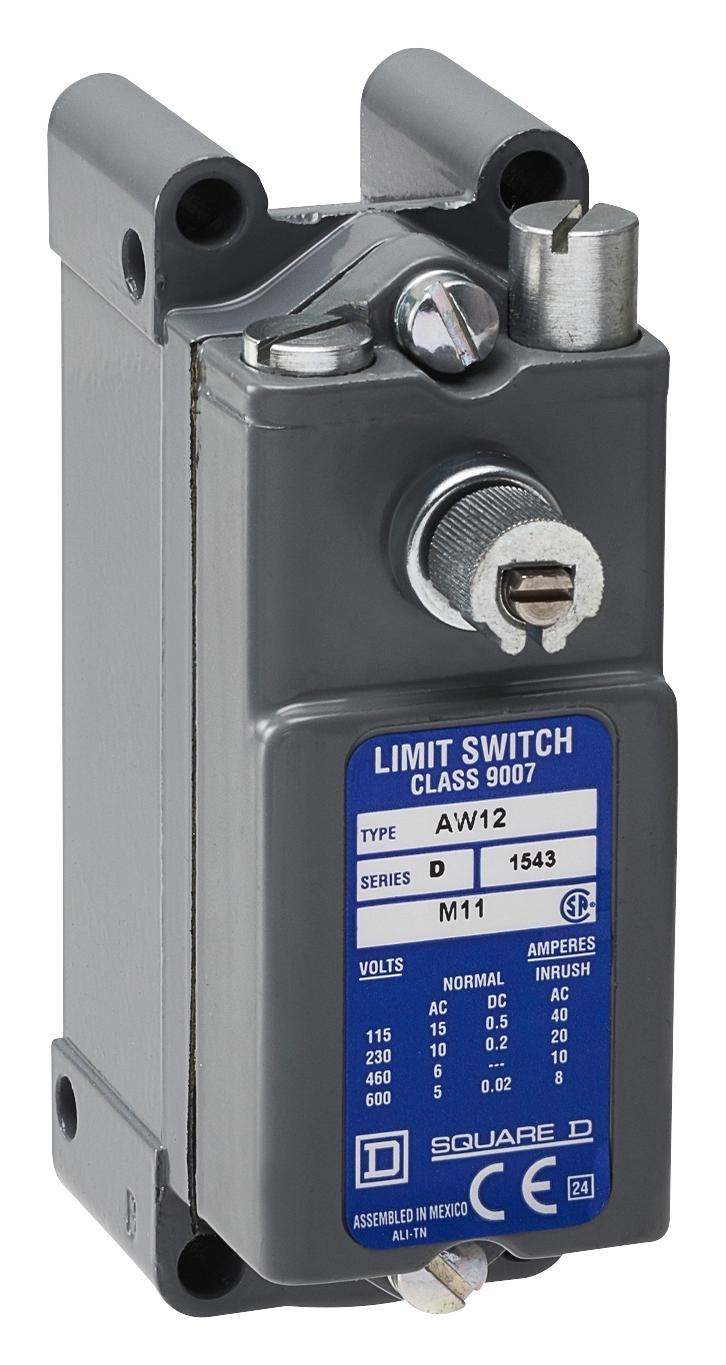 9007AW12M11 LIMIT SW, LEVER ARM, SPDT-DB, 15A, 120V TELEMECANIQUE SENSORS