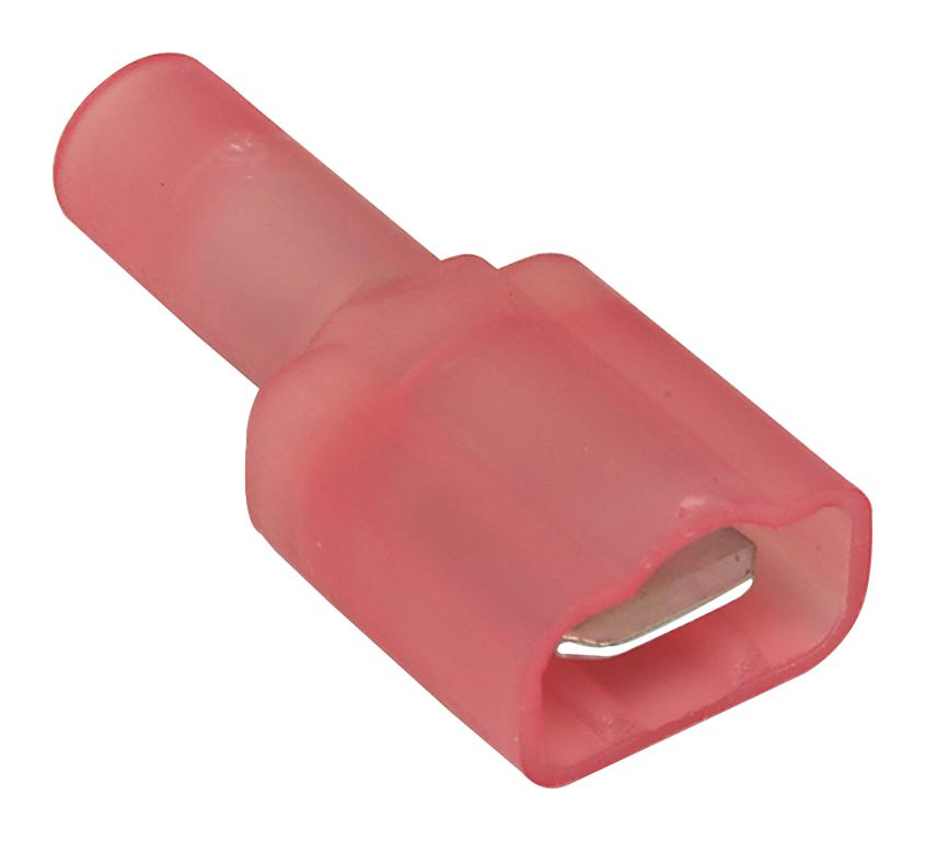 19004-0001 MALE DISCONNECT, 6.35MM, 22-18AWG, RED MOLEX