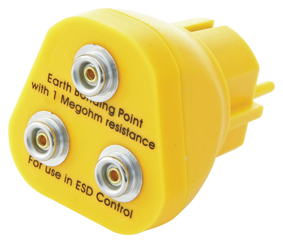 MC0700017 BONDING PLUG, EURO, 3STUD, 1MOHM MULTICOMP
