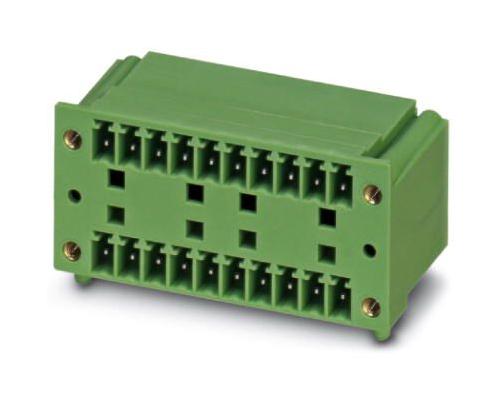 MCD 1,5/ 4-G1F-3,81 TERMINAL BLOCK, HEADER, R/A, 4WAY, TH PHOENIX CONTACT