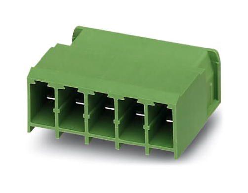 PC 4/ 4-G-7,62 BK TERMINAL BLOCK, HEADER, R/A, 4WAY, TH PHOENIX CONTACT