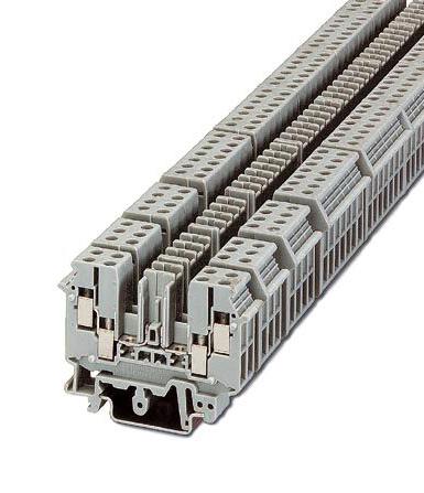 UDK-RELG 7 DIN RAIL TERMINAL BLOCK, 7WAY, 12AWG PHOENIX CONTACT