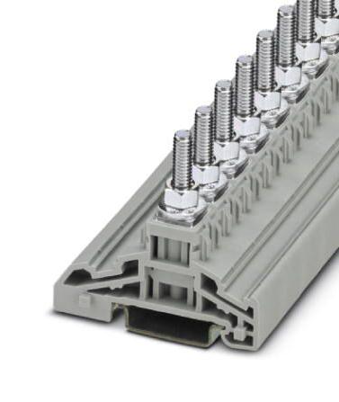 HV M6/1 HIGH CURRENT TERMINAL BLOCK, 1WAY, GREY PHOENIX CONTACT