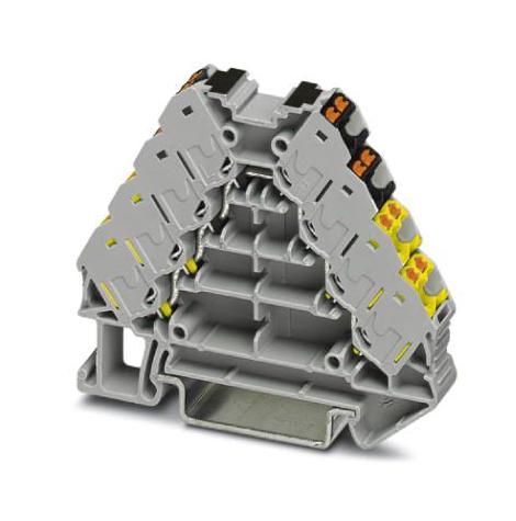 PTRV 4-FE  /BKYE POTENTIAL DISTRIBUTOR, 16WAY, 14AWG, GRY PHOENIX CONTACT