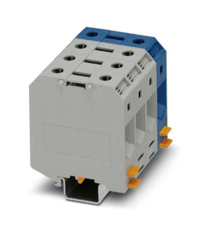 UKH  50-3L/N DINRAIL TERMINAL BLOCK, 8WAY, 00AWG PHOENIX CONTACT