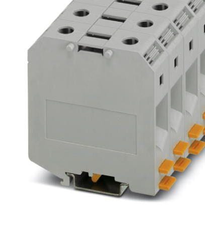 UKH  50-IB DINRAIL TERMINAL BLOCK, 2WAY, 00AWG, GRY PHOENIX CONTACT