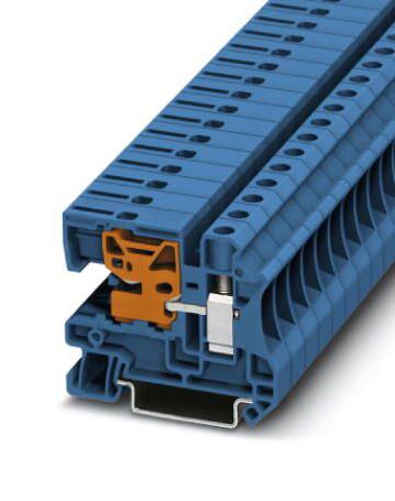 UTN 10 DIN RAIL TB, N DISCONNECT, 1WAY, 6AWG PHOENIX CONTACT