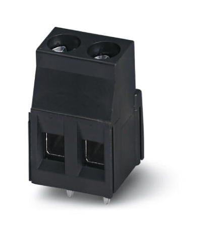 MKDSN 2,5/ 2-5,08 HT BK TB, WIRE TO BRD, 2POS, 14AWG, BLK PHOENIX CONTACT