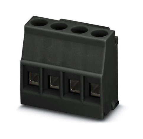MKDSO 2,5/ 4-L BK TB, WIRE TO BRD, 4POS, 14AWG, BLK PHOENIX CONTACT