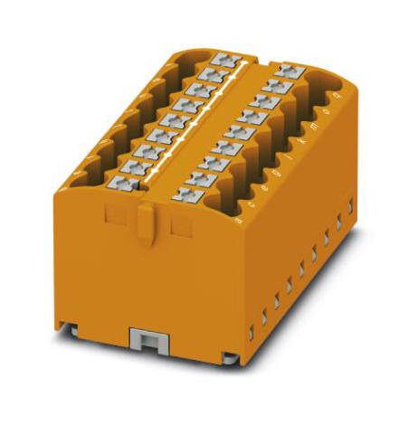PTFIX 18X2,5-G OG TB, DISTRIBUTION BLOCK, 18P, 12AWG, ORG PHOENIX CONTACT