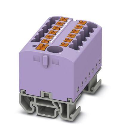 PTFIX 6/12X2,5-NS15A VT TB, POWER DISTRIBUTION, 13P, 12AWG, VT PHOENIX CONTACT