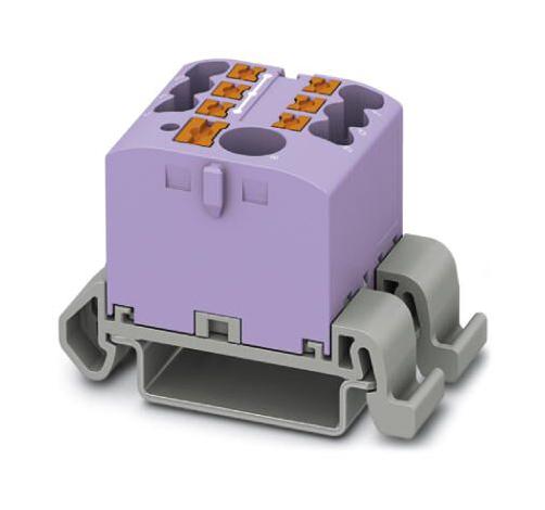 PTFIX 6/6X2,5-NS35A VT TB, POWER DISTRIBUTION, 7P, 12AWG, VT PHOENIX CONTACT