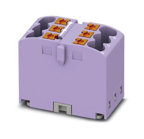 PTFIX 6X2,5 VT TB, POWER DISTRIBUTION, 6P, 12AWG, VT PHOENIX CONTACT