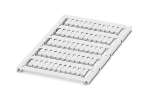 UCT6R-TM 5 MARKER SHEET, BLANK, 5MM, WHITE, TB PHOENIX CONTACT