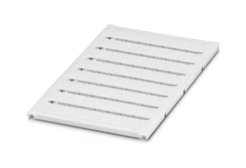 UC-TM  8 CUS MARKER SHEET, BLANK, 8.2MM, WHITE, TB PHOENIX CONTACT