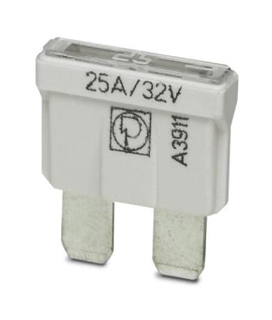SI FORM C  25 A DIN 72581 AUTOMOTIVE FUSE, FLAT TYPE C, 25A, 24VDC PHOENIX CONTACT