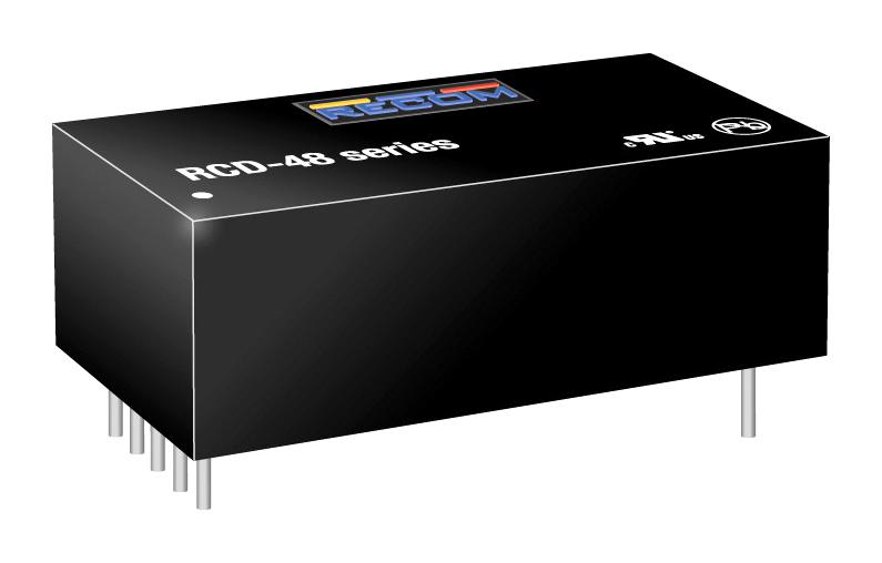 RCD-48-1.00 LED DRIVER, DC-DC, CC MODE, 56W RECOM POWER