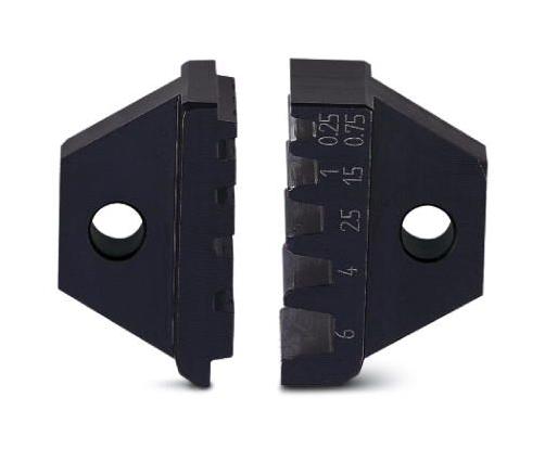 CRIMPFOX 6/DIE CRIMP TOOL DIE, 24-10AWG WIRE FERRULE PHOENIX CONTACT