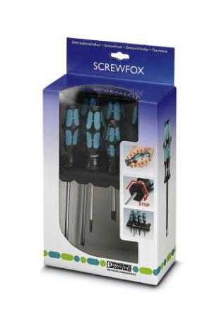 SF-SL/PZ SET SCREWDRIVER SET, SLOTTED/POZIDRIV, 6PC PHOENIX CONTACT