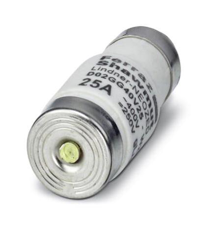 S  25 A/380 V FUSE INSERT, TERMINAL BLOCK, 25A/380V PHOENIX CONTACT