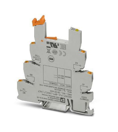 PLC-BPT- 24UC/ 1/ACT RELAY SOCKET, 24V, DIN RAIL PHOENIX CONTACT