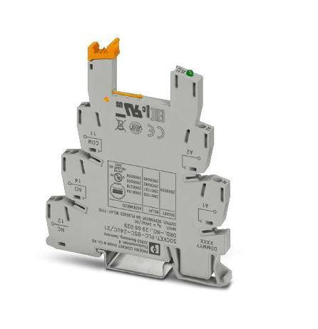 PLC-BSC- 24UC/21 RELAY SOCKET, 24V, DIN RAIL PHOENIX CONTACT
