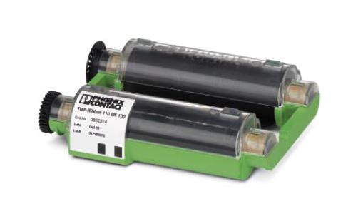 TMP-RIBBON 110 BK 100 INK RIBBON, CARTRIDGE, BLACK PHOENIX CONTACT