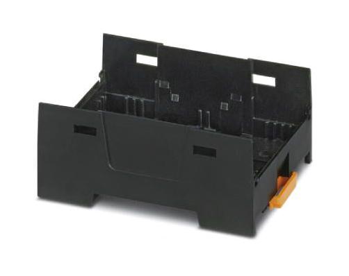 EH 52,5 F-B/ABS BK9005 DIN RAIL HOUSING, LOWER, ABS, BLACK PHOENIX CONTACT