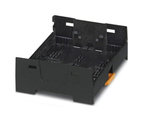 EH 90 F-B/ABS BK9005 DIN RAIL HOUSING, LOWER, ABS, BLACK PHOENIX CONTACT
