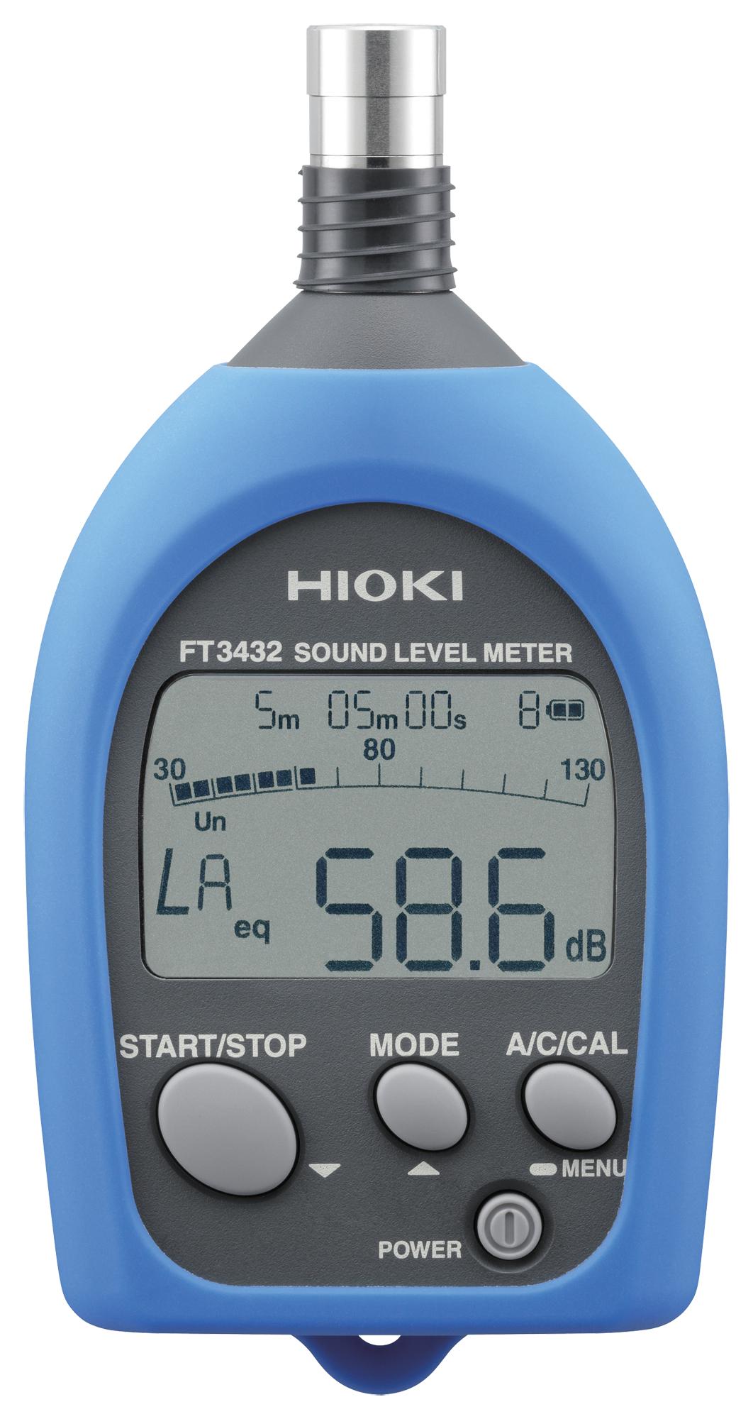 FT3432 SOUND LEVEL METER, 30DB TO 137DB HIOKI