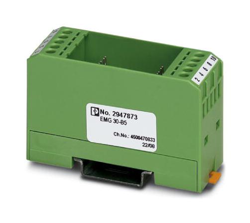 EMG 30-B5 ELECTRONIC HOUSING, 10POS, POLYCARBONATE PHOENIX CONTACT
