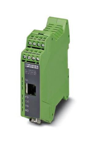 FL COMSERVER UNI 232/422/485 INTERFACE CONVERTER, RS232/422/485-ENET PHOENIX CONTACT