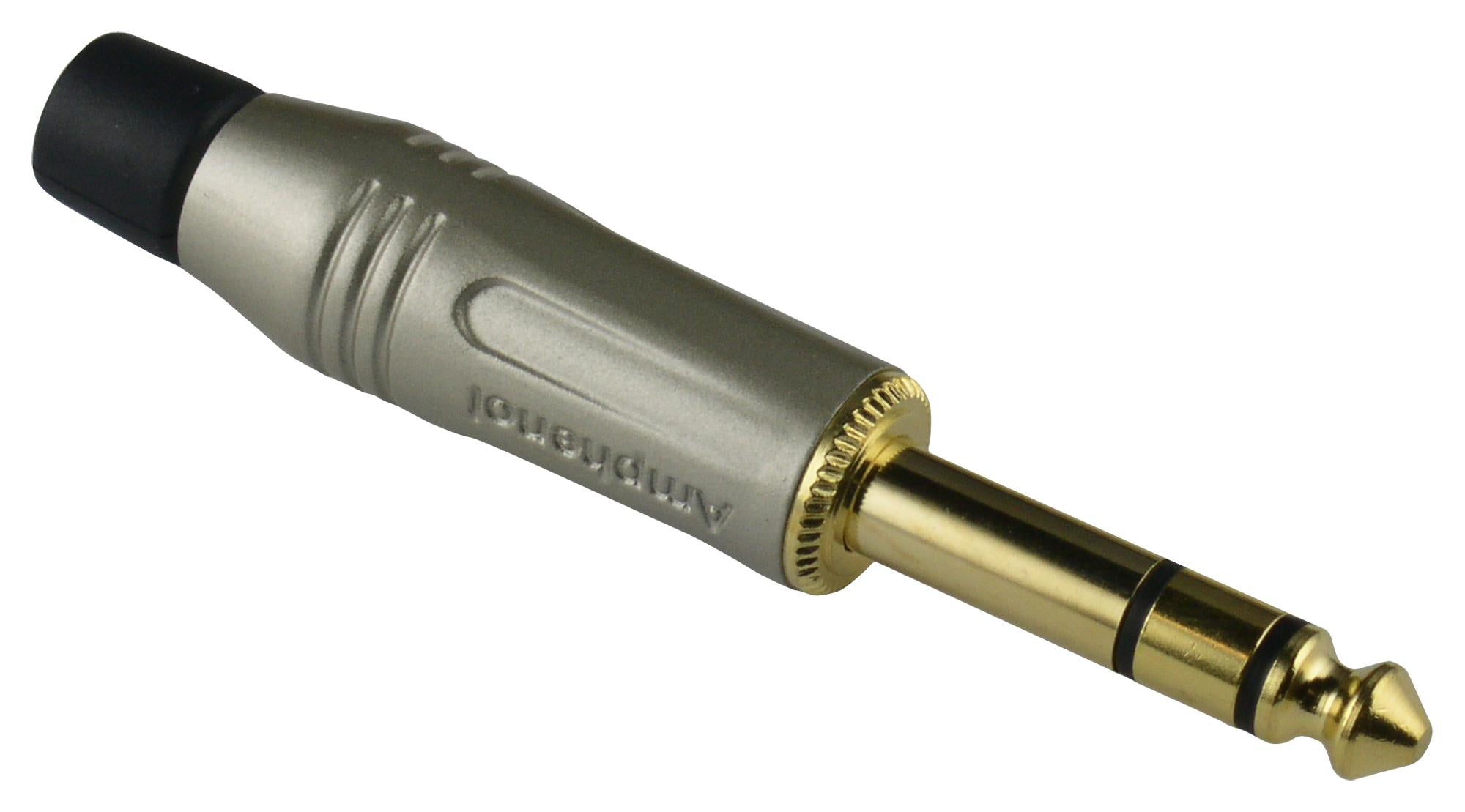 ACPS-GN-AU PHONE CONN, STEREO, PLUG, 3POS, CABLE AMPHENOL SINE/TUCHEL