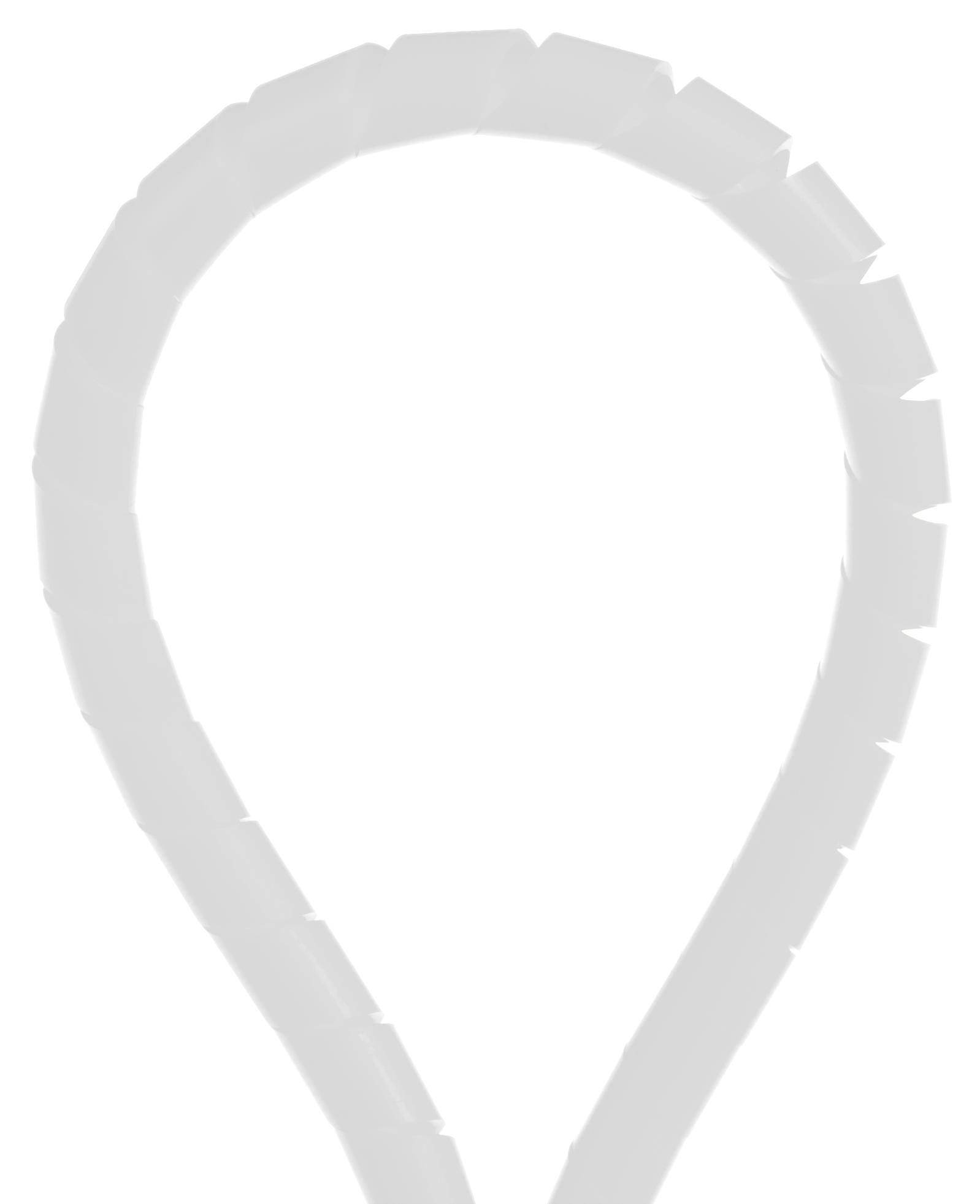 T50F-C10 SPIRAL WRAP, .50" X 100',WHITE,1RL PANDUIT