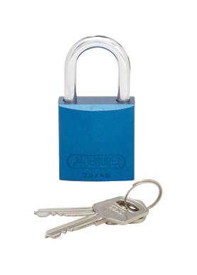 PSL-7BU LOCKOUT PADLOCK, 38.1MM, ALUM/STL, BLUE PANDUIT