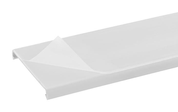 C3WH6-F DUCT COVER, 1.8M X 82.6MM, PVC, WHITE PANDUIT