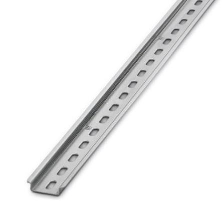 NS 35/ 7,5 AL PERF 2000MM DIN MOUNTING RAIL, ALUMINUM, 2M PHOENIX CONTACT