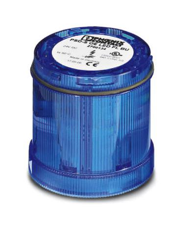 PSD-S OE LED FL BU LED SIGL INDICATOR, FLASHING, 24V, BLUE PHOENIX CONTACT