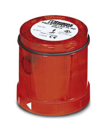 PSD-S OE LED FL RD LED SIGL INDICATOR, FLASHING, 24V, RED PHOENIX CONTACT