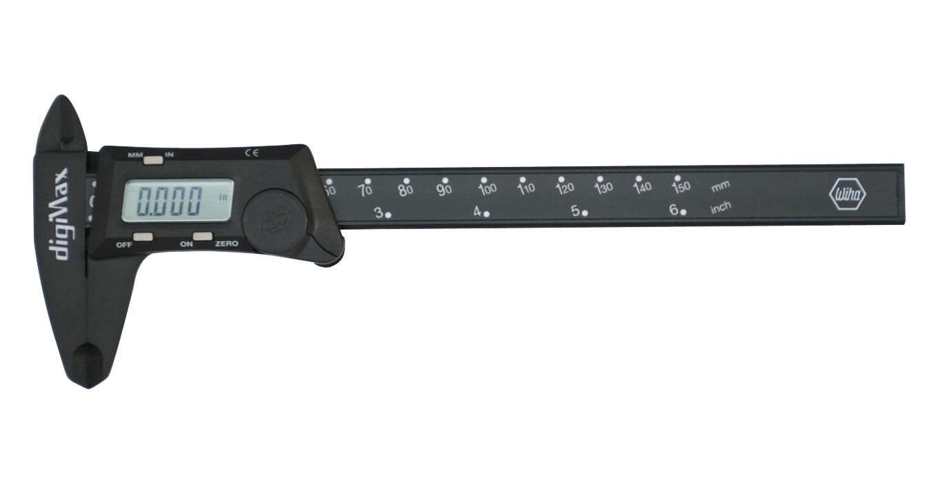 29422 DIGITAL CALLIPER, 5-DIGIT, 0.01MM, 150MM WIHA