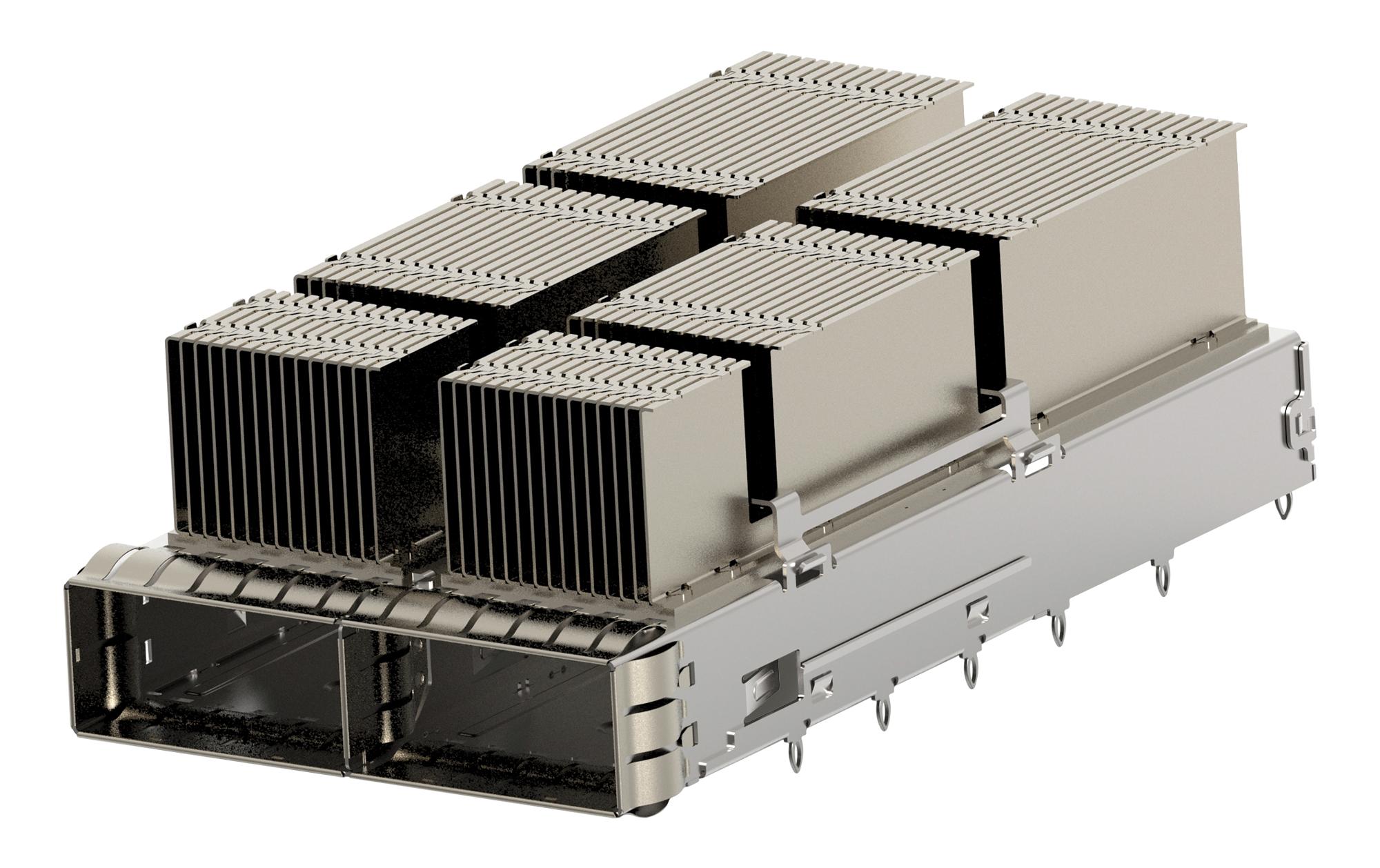 2342936-3 CAGE ASSEMBLY, NET HS, 2PORT, PRESS-FIT TE CONNECTIVITY