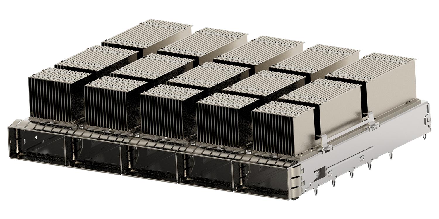 2343987-3 CAGE ASSEMBLY, NET HS, 5PORT, PRESS-FIT TE CONNECTIVITY