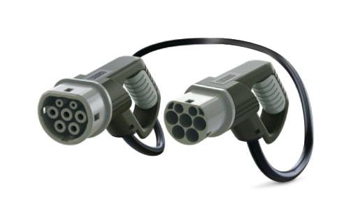 EV-T2M3PC-3AC32A-4,0M6,0ESBK00 AC CHARGING CABLE, 4M, 480VAC, 32A, BLK PHOENIX CONTACT