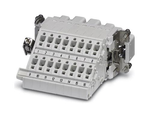 HC-B 16-A-DT-PER-M INSERT, HVY DTY, PLG, 16P, 13A, PUSH IN PHOENIX CONTACT