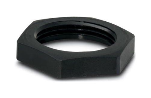 Q-MU M25 COUNTER NUT, PLASTIC, BLACK PHOENIX CONTACT